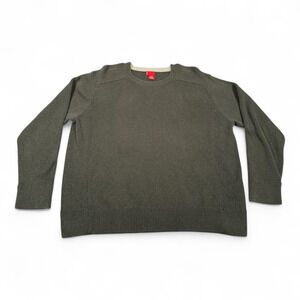 Vintage Levis Sweater Adult EXTRA LARGE Green Ribbed Knit Military Commando 90s